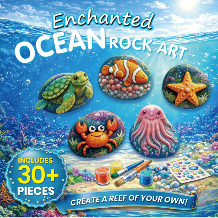 Ocean Pebble™ Rock Painting Art Kit - 图片 4